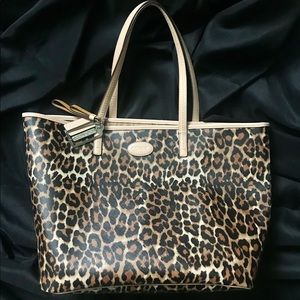 🟤COACH METRO OCELOT LEOPARD TOTE🟤